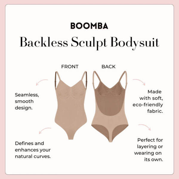 Backless Sculpt Bodysuit - Image 8