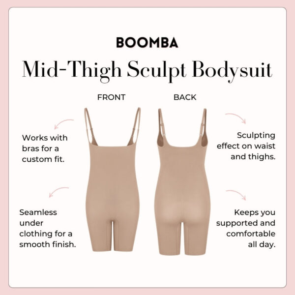 Mid-Thigh Sculpt Bodysuit - Image 8